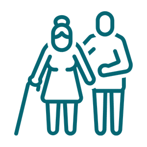 Caregiver burnout icon