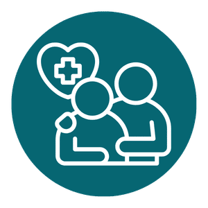 Screened and registered caregivers icon
